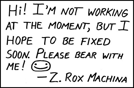 A message from Z. Rox Machina.