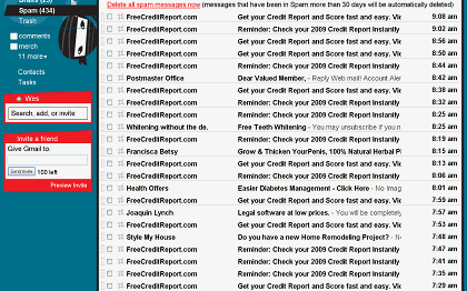 Spam filters are godsends.